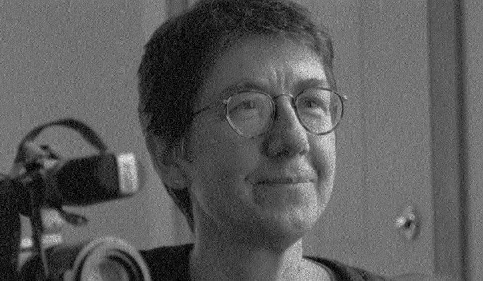 Julia Reichert takes her headshot with a camera