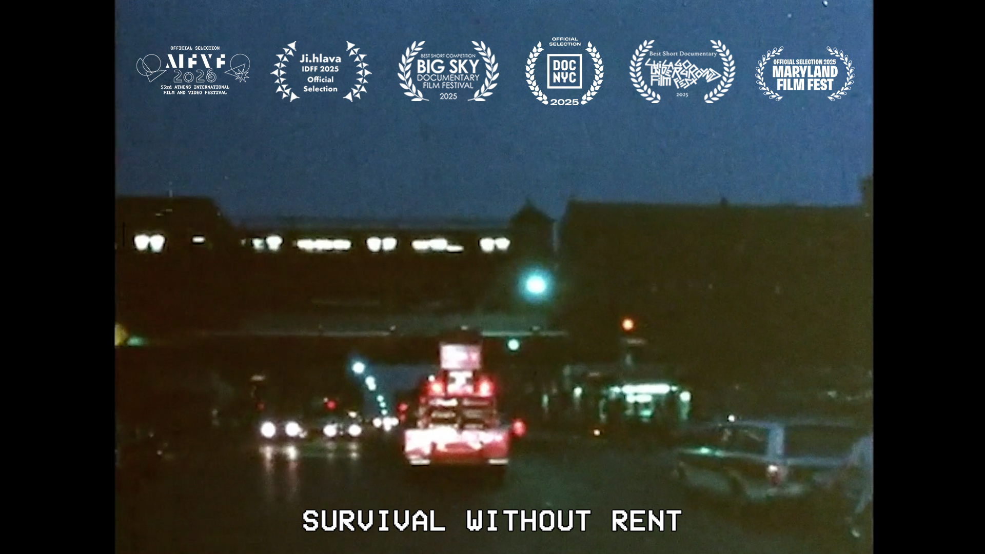 Still from Survival Without Rent