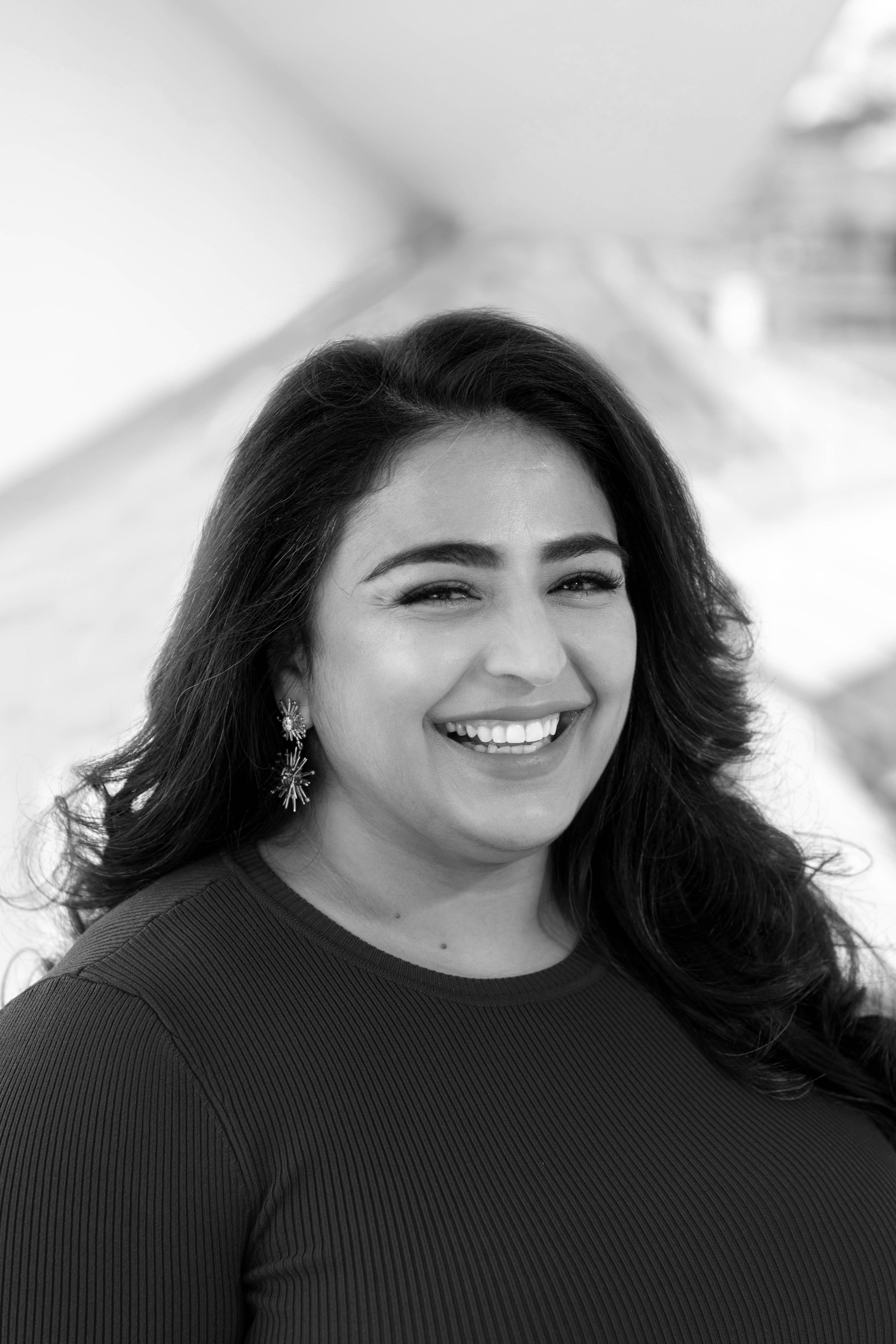 Portrait of Darley Tom in black & white